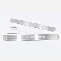 Ford Everest Ua Stainless Steel Scuff Plates Front Pair With Logo