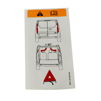 Ford Tailgate Warning Decal for Transit Cargo VO Custom VN TTS