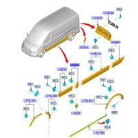 Ford LH B Pillar Lower Mould For Transit Vo