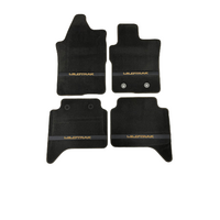 Ford Next-Gen Ranger Raptor Wildtrak Carpet Mats Set Front & Rear