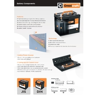 Omnicraft Premium Battery DIN65LH DIN66H 700CCA for Ford Ranger Holden HSV Hyundai Kia Nissan Holden Volvo Toyota Hilux VW Volvo