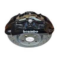 FORD FPV BLACK Brembo FG FGX FRONT 6 Piston Brake Caliper & Brembo Discs Rotors