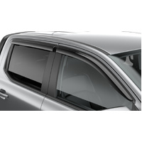 Ford Next-Gen Ranger Tinted Weathershields Kit Front & Rear MY2022 - Current