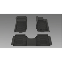 Ford PX Ranger All Weather Deep Dish Rubber Mat Set Front & Rear