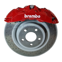 Ford FPV RED Brembo Front 6 Piston Brake Caliper, Pads & Brembo Discs Left & Right