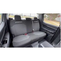 Ford Next Gen Ranger XL XLS Rear Fabric Seat Cover Kit W/O Armrest image