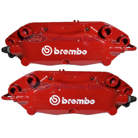 FORD FPV RED Brembo FG FGX 4 Piston REAR brake caliper & Pad Set RH LH