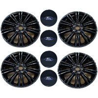 Ford 19X8 FR + 19X9 RR Black Alloy Wheels W/Cap image