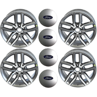 Ford FGX XR6 XR8 Falcon AU BA BF FG 19X8 Alloy Wheels & Caps set of 4 image