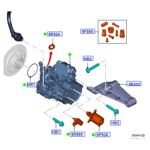 Ford Transit Vargo VO Fuel injection Pump Assy 