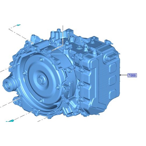 Ford Focus Transaxle Assy 2018 AutoMatic