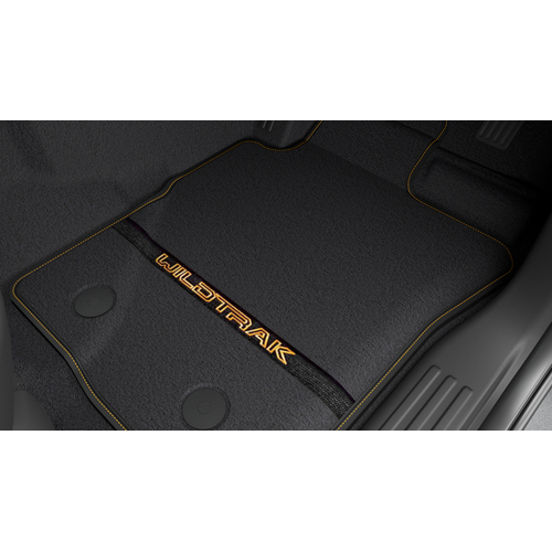 Ford Next-Gen Ranger Raptor Wildtrak Carpet Mats Set Front & Rear