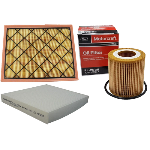 Ford Filter Service Kit Air Oil Cabin PX Ranger 2.0L Bi Turbo