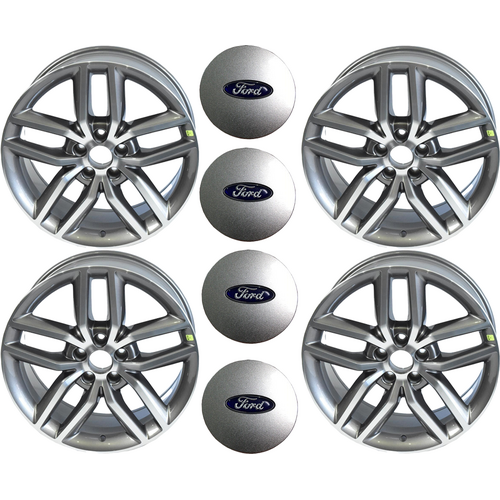 Ford FGX XR6 XR8 Falcon AU BA BF FG 19X8 Alloy Wheels & Caps set of 4