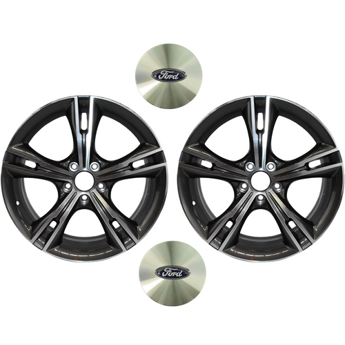 Ford AU BA BF FG FGX XR8 Falcon FPV 19X8 Front Pair Alloy Wheel w/ Cap