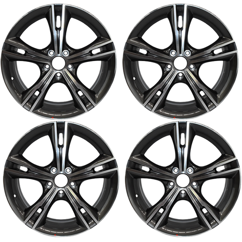 Ford AU BA BF FG FGX XR8 Falcon FPV 19X8 19X9 Alloy Wheel Rim Set no cap